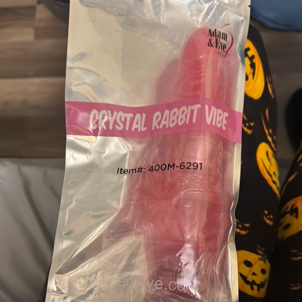 Pink Crystal Rabbit Vibe  adult toy